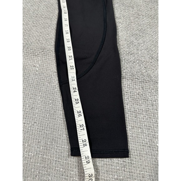 Athleta Rainier Tight Leggings Womens Medium Tall Black Active Run Yoga Train - Picture 3 of 11